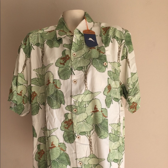 Tommy Bahama Other - Tommy Bahama Men’s Shirt Large 100%Silk $138